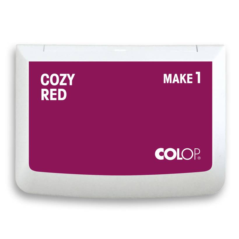 COLOP Stempelkissen MAKE 1 "cozy red" (90x50 mm) COLOP Stempelkissen MAKE 1 "cozy red" (90x50 mm)