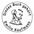 Kinder Ex Libris Holzstempel rund d-40 mm Kinder Ex Libris Holzstempel rund d-40 mm