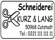 Stempelplatte Colop Expert Line 3800 Abdruck