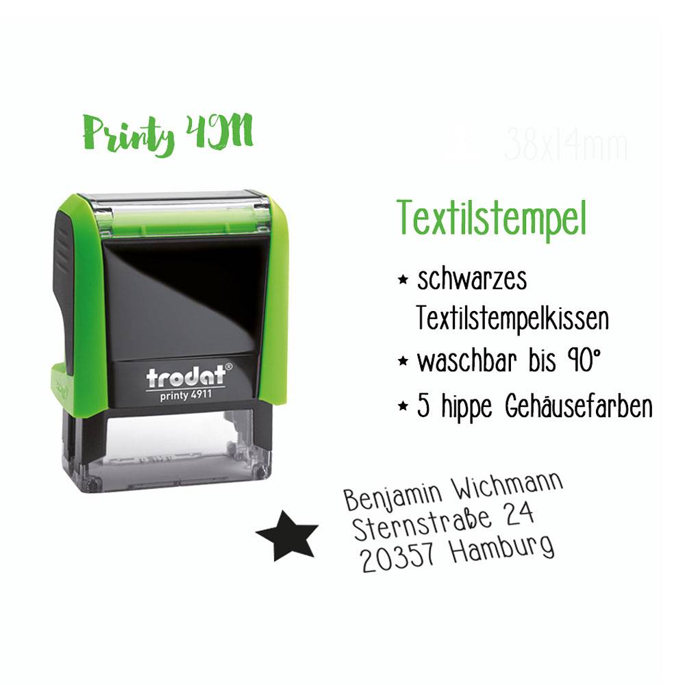 Trodat Printy 4911 Textil Trodat Printy 4911 Textil