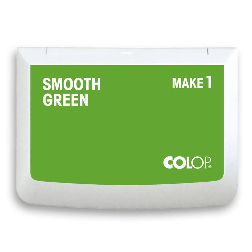 COLOP Stempelkissen MAKE 1 "smooth green" (90x50 mm) COLOP Stempelkissen MAKE 1 "smooth green" (90x50 mm)