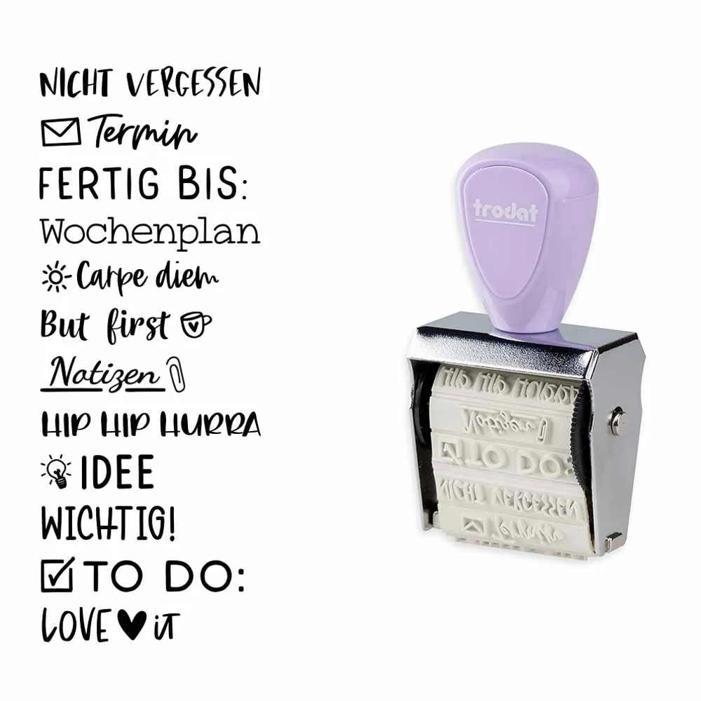 TRODAT Creative Mini Bullet Journal+ Kissen Set 