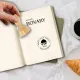 Ex Libris Stempel - Bücherstempel Rund 40mm Motiv Baum / Pfau