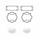 TRODAT Vintage Stempel - Set "Selbstgemachtes"