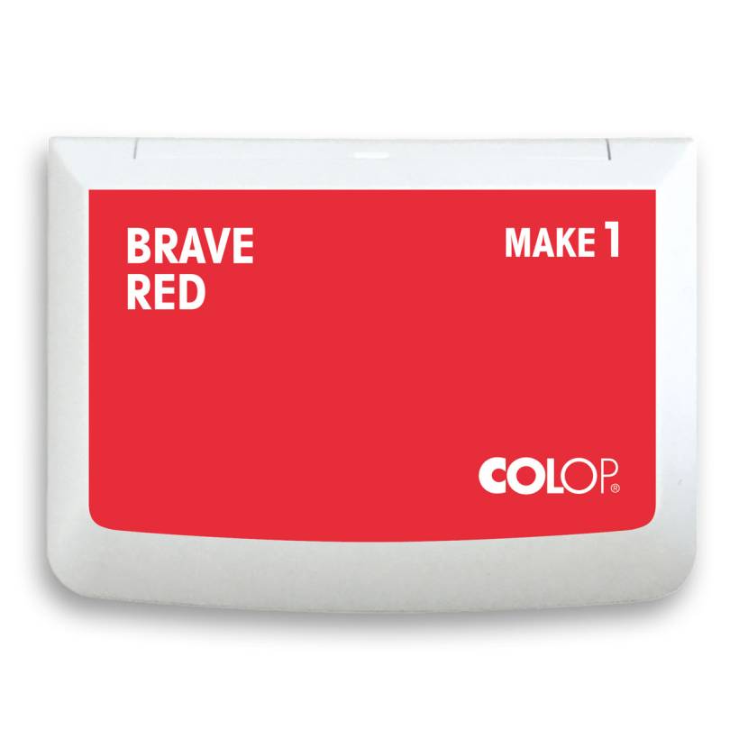 COLOP Stempelkissen MAKE 1 "brave red" (90x50 mm) COLOP Stempelkissen MAKE 1 "brave red" (90x50 mm)