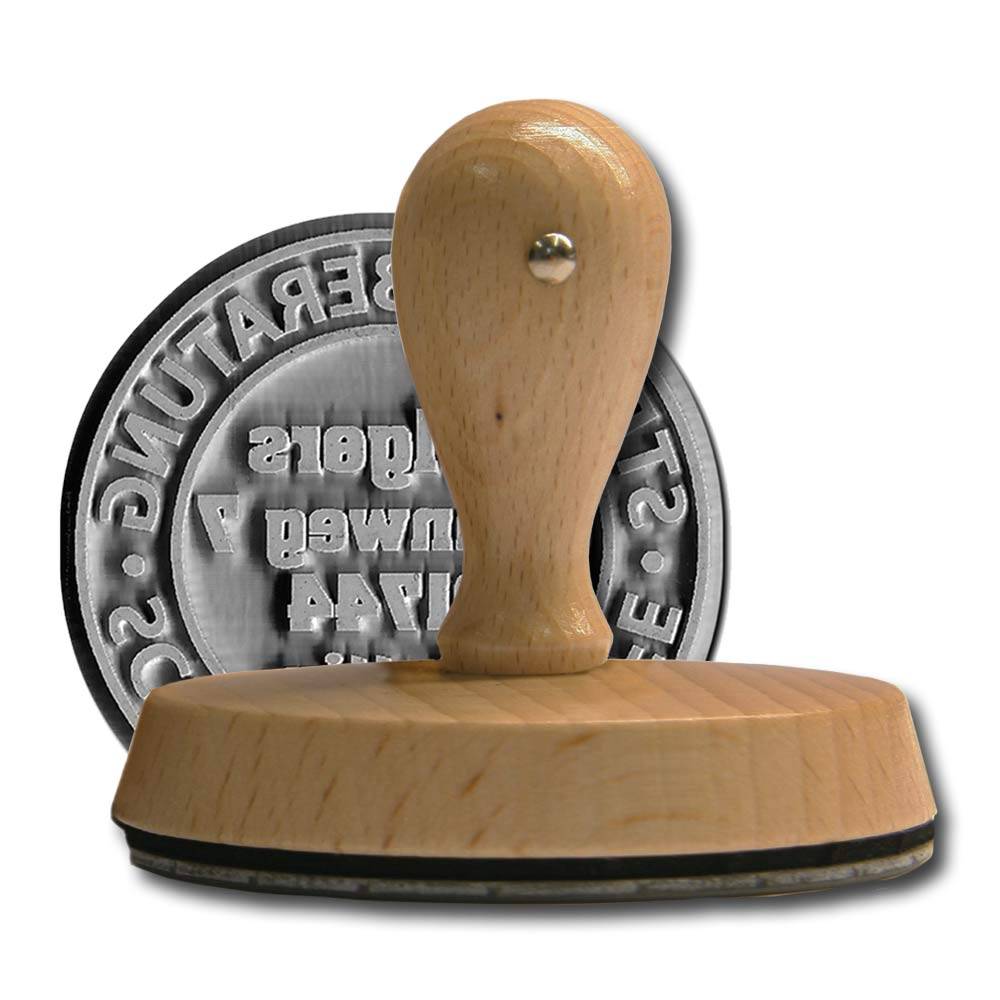 Holzstempel 100 mm rund Holzstempel 100 mm rund