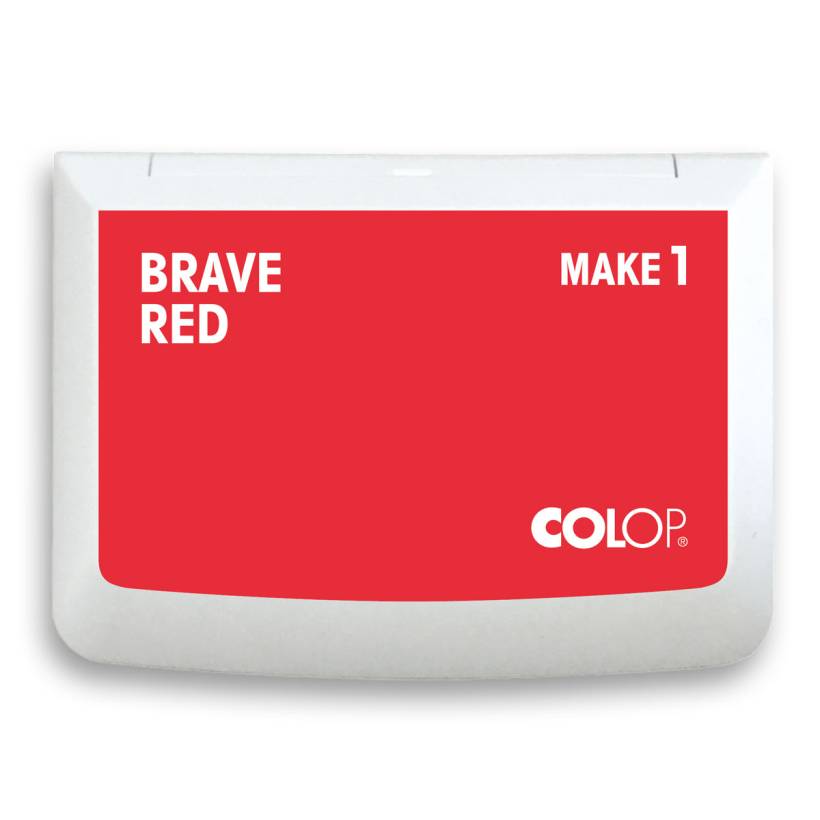 COLOP Stempelkissen MAKE 1 "brave red" (90x50 mm)