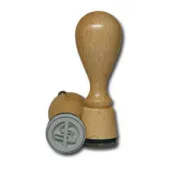 Holzstempel 20 mm rund
