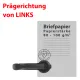 Prägung von links Prägung von links