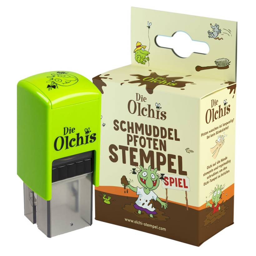 Trodat Schmuddelpfoten-Stempel für Mädchen mit Verpackung Trodat Schmuddelpfoten-Stempel für Mädchen mit Verpackung