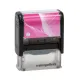 stempelfritz Personalisierter Adressstempel Gr.2 - Schwarz/Rosa