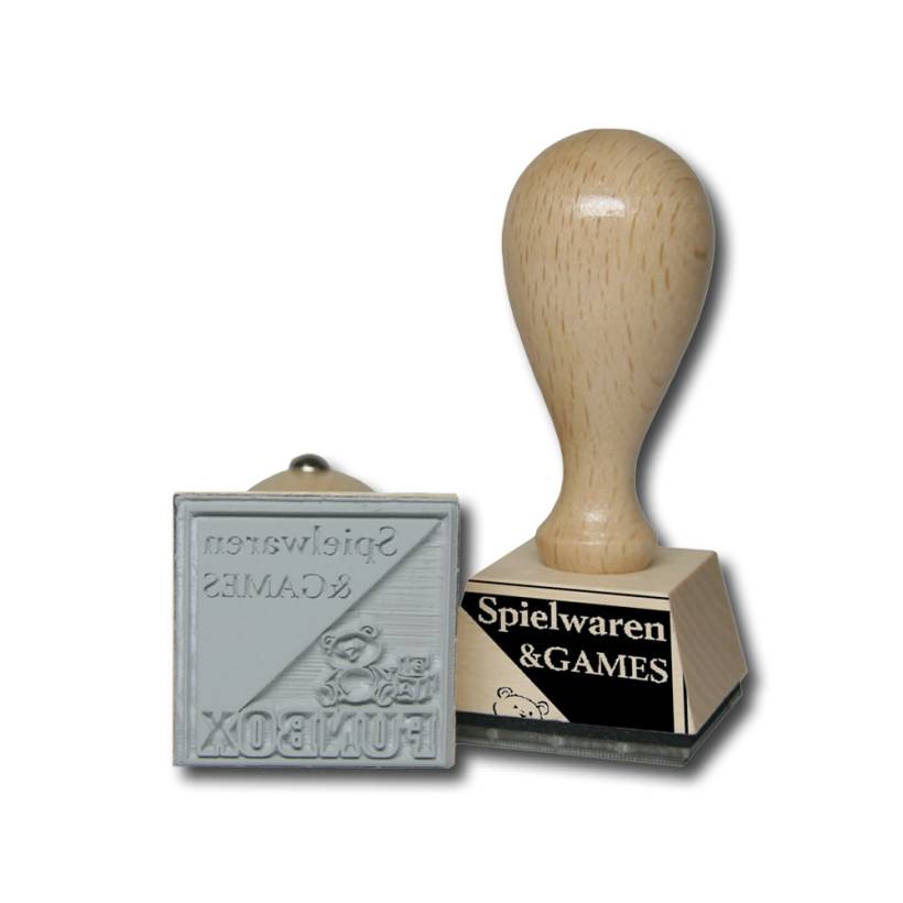 Holzstempel 60 x 30 mm Holzstempel 60 x 30 mm