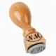 Holzstempel 20x15 mm oval Holzstempel 20x15 mm oval