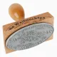 Holzstempel 80x50 mm oval Holzstempel 80x50 mm oval