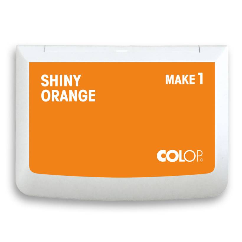 COLOP Stempelkissen MAKE 1 "shiny orange" (90x50 mm) COLOP Stempelkissen MAKE 1 "shiny orange" (90x50 mm)
