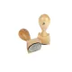 Holzstempel40x25 mm oval