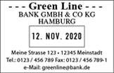 Colop 2660 Dater Green Line - Vorschau