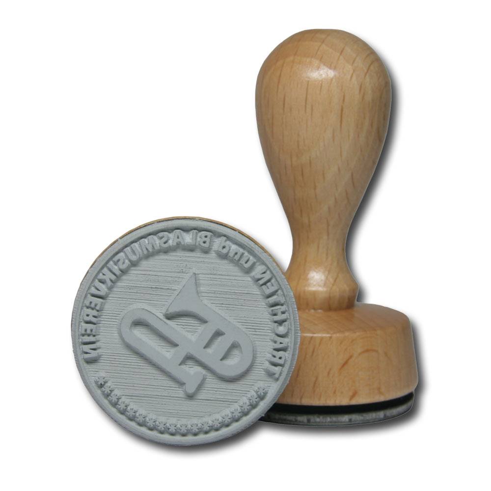 Holzstempel 40 mm rund Holzstempel 40 mm rund