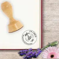 Ex Libris Stempel - Bücherstempel Rund 40mm diverse Motive 