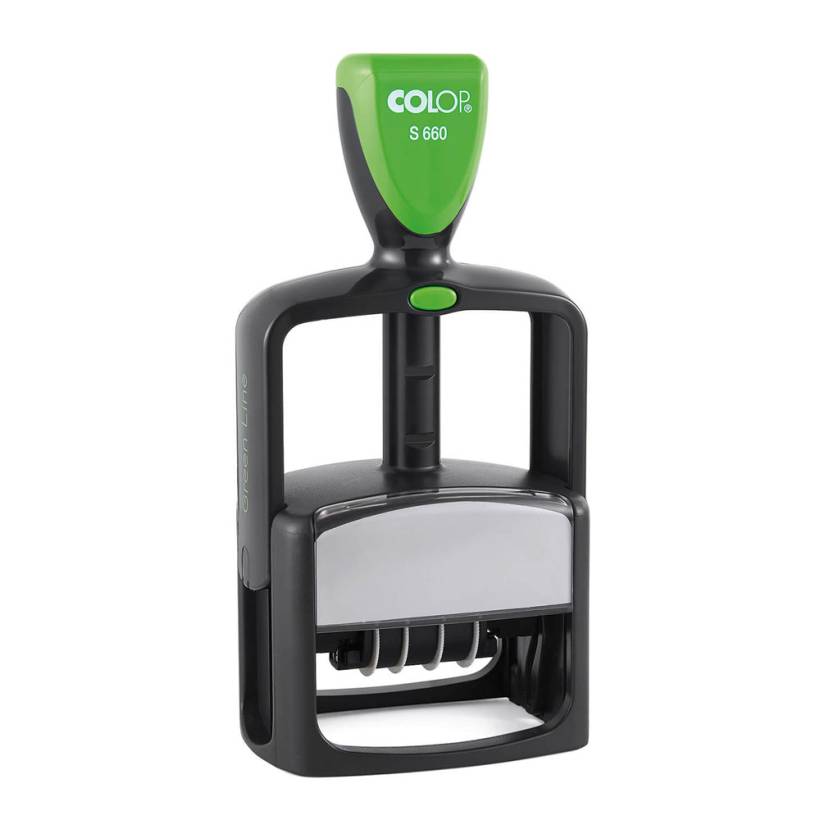 Colop S660 Dater green line - schwarz