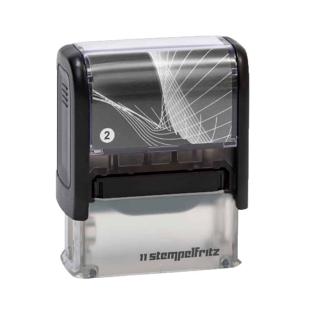 stempelfritz Personalisierter Adressstempel Gr.2 stempelfritz Personalisierter Adressstempel Gr.2