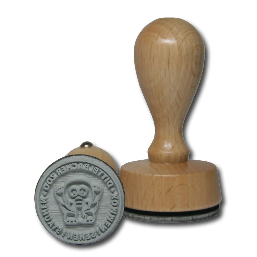 Holzstempel rund d-30 mm Kinder Holzstempel rund d-30 mm Kinder
