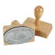 Holzstempel 80x50 mm oval Holzstempel 80x50 mm oval