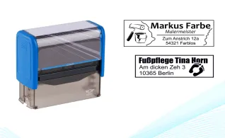 stempelfritz Imprint Line skyblue