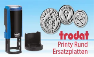 Trodat Printy Line rund Ersatzplatten