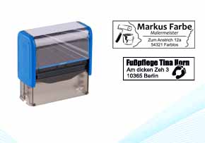 stempelfritz Imprint Line skyblue