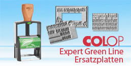 Colop Expert Green Line Ersatzplatten