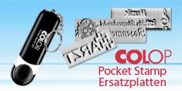 Colop Pocket Stamp Ersatzplatten